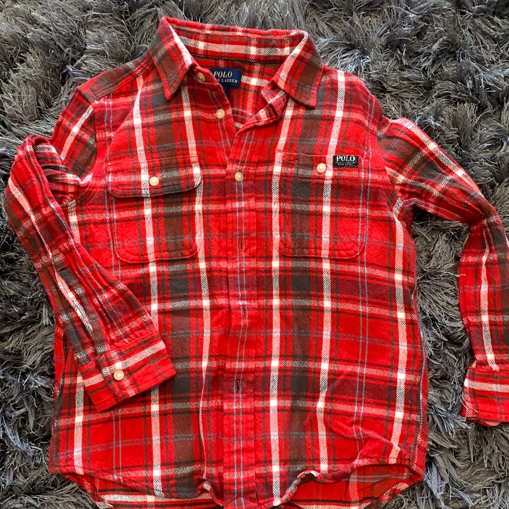 Ralph Lauren Size 6 Boy Button Down Shirt